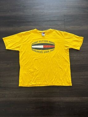 Vintage Y2K Tommy Hilfiger T-shirt Size XXL